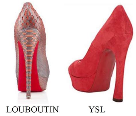 christian Louboutin v yves st laurent